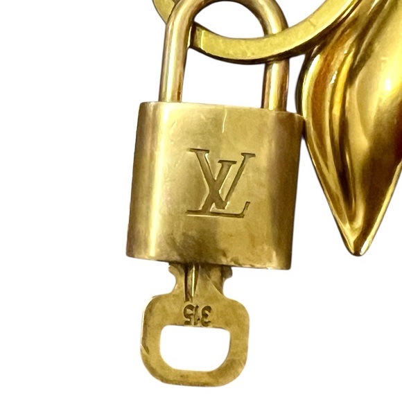 Louis Vuitton Lock and Key with Cherry Charm #315 AUTHENTIC - Picture 5 of 9